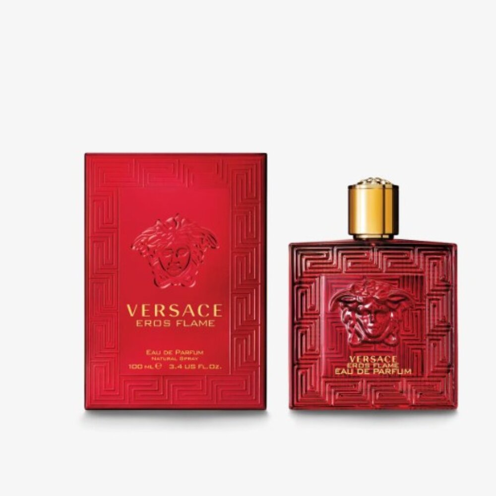 Versace Eros Flame Eau De Parfum 3.4 OZ/ 100ML, BNIB Men's Perfume EDP - Picture 4 of 6